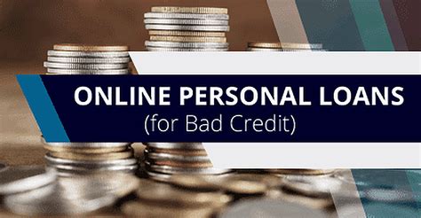 Personal Loans For Poor Credit Online